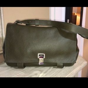 Proenza Schouler Olive Green Messenger bag.